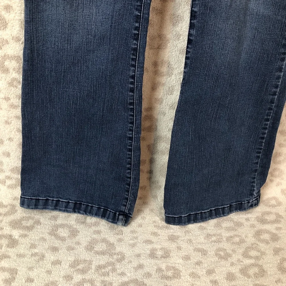 Sofia jeans women's 18 blue denim‎ Melisa flare distressed stretch